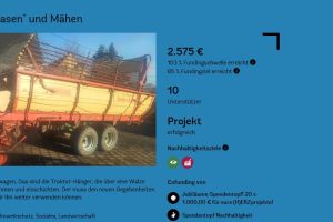 Förderseite von 99Funken und dem Ladewagenprojekt