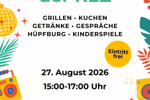 Einladung zum Sommerfest der KEZ am 27.08.26 um 15:00 Uhr